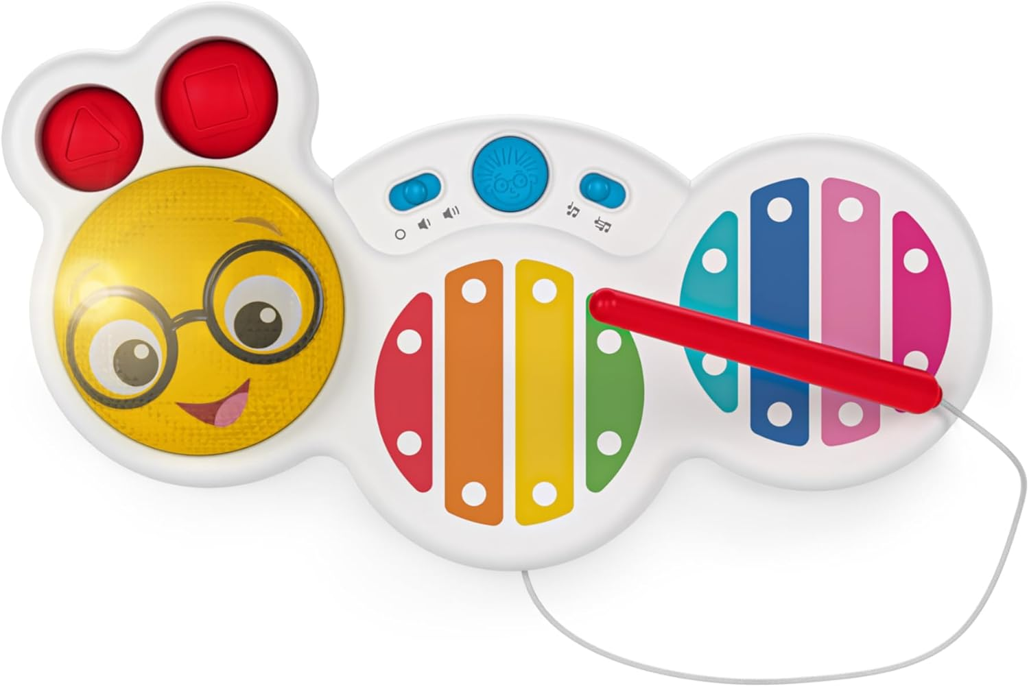 Baby Einstein Cals Curious Keys Xylophone Musical Toy, with Music and Lights - Age 12+ Months