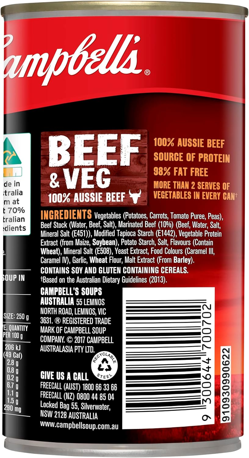 Campbell'S Chunky Beef and Veg Soup 505 G image number 1