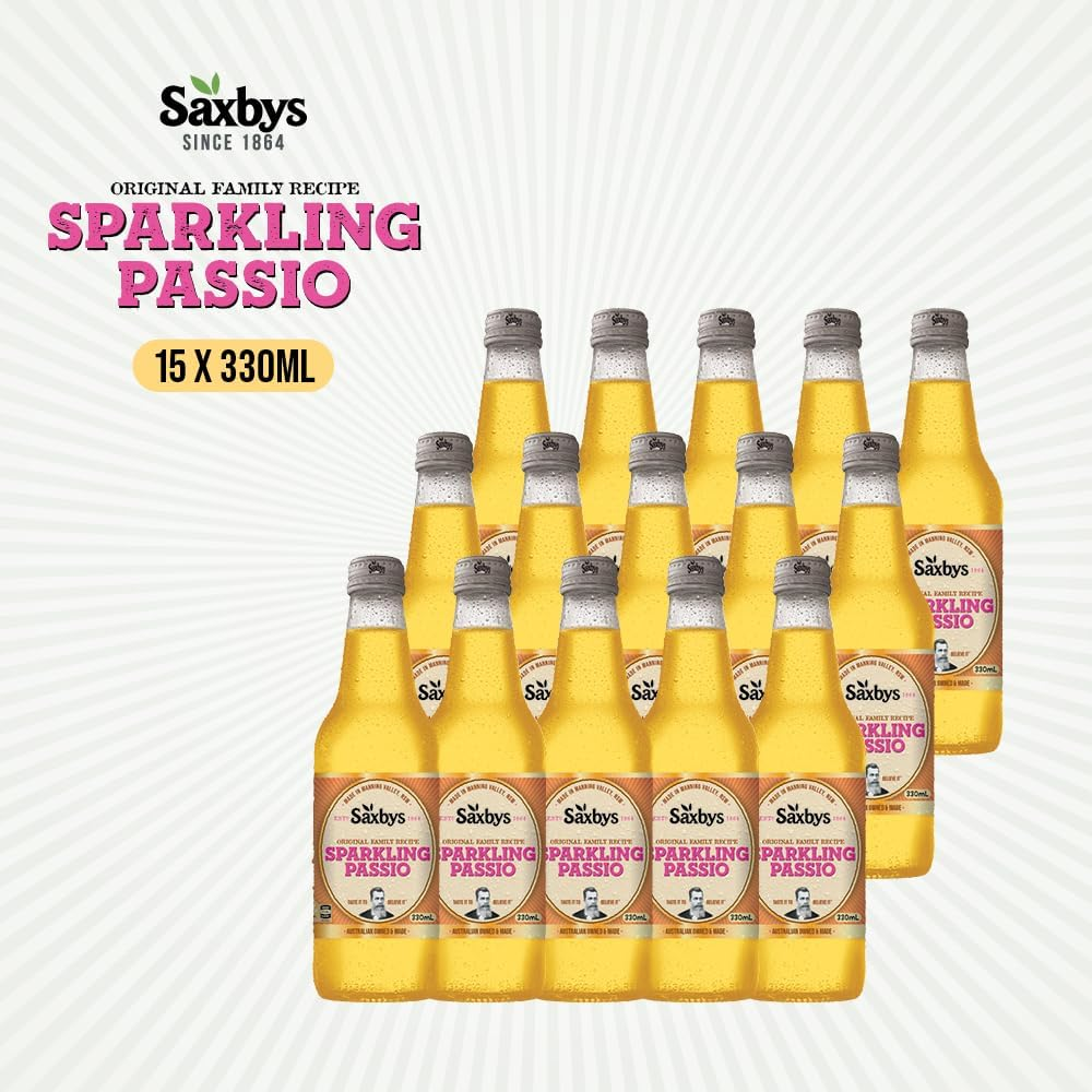 Saxby'S Sparkling Passio 330Ml X 15 image number 2