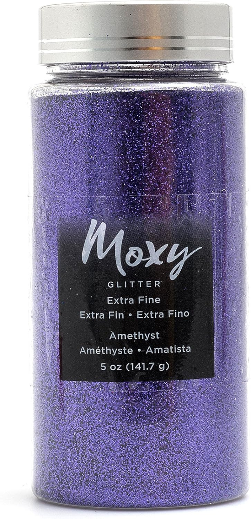 Moxy Extra Fine Glitter 5Oz-Amethyst