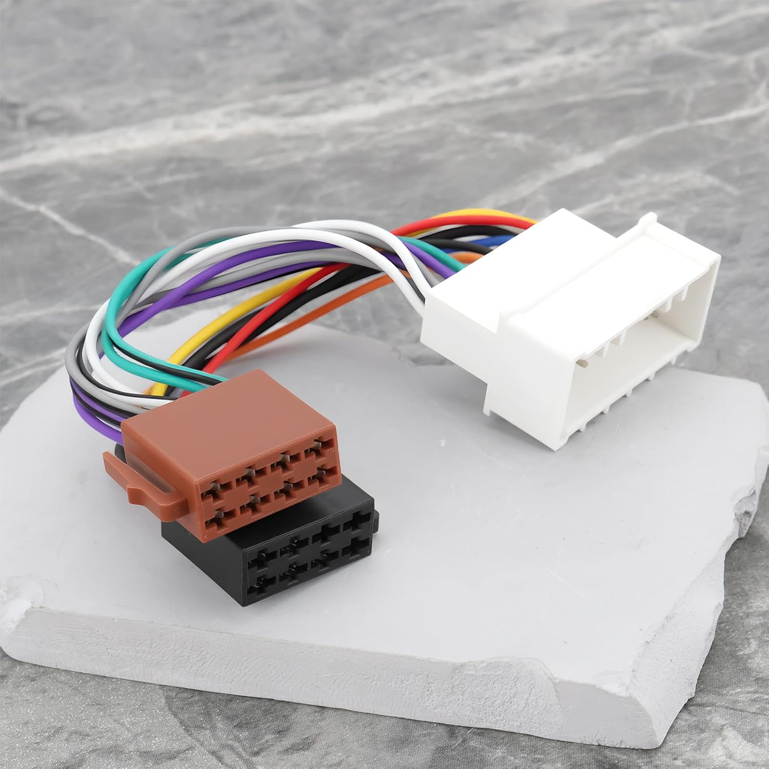 YINETTECH 2Pcs Car Radio Adapter Cable ISO Harness Compatible with Kia 2005+ image number 3