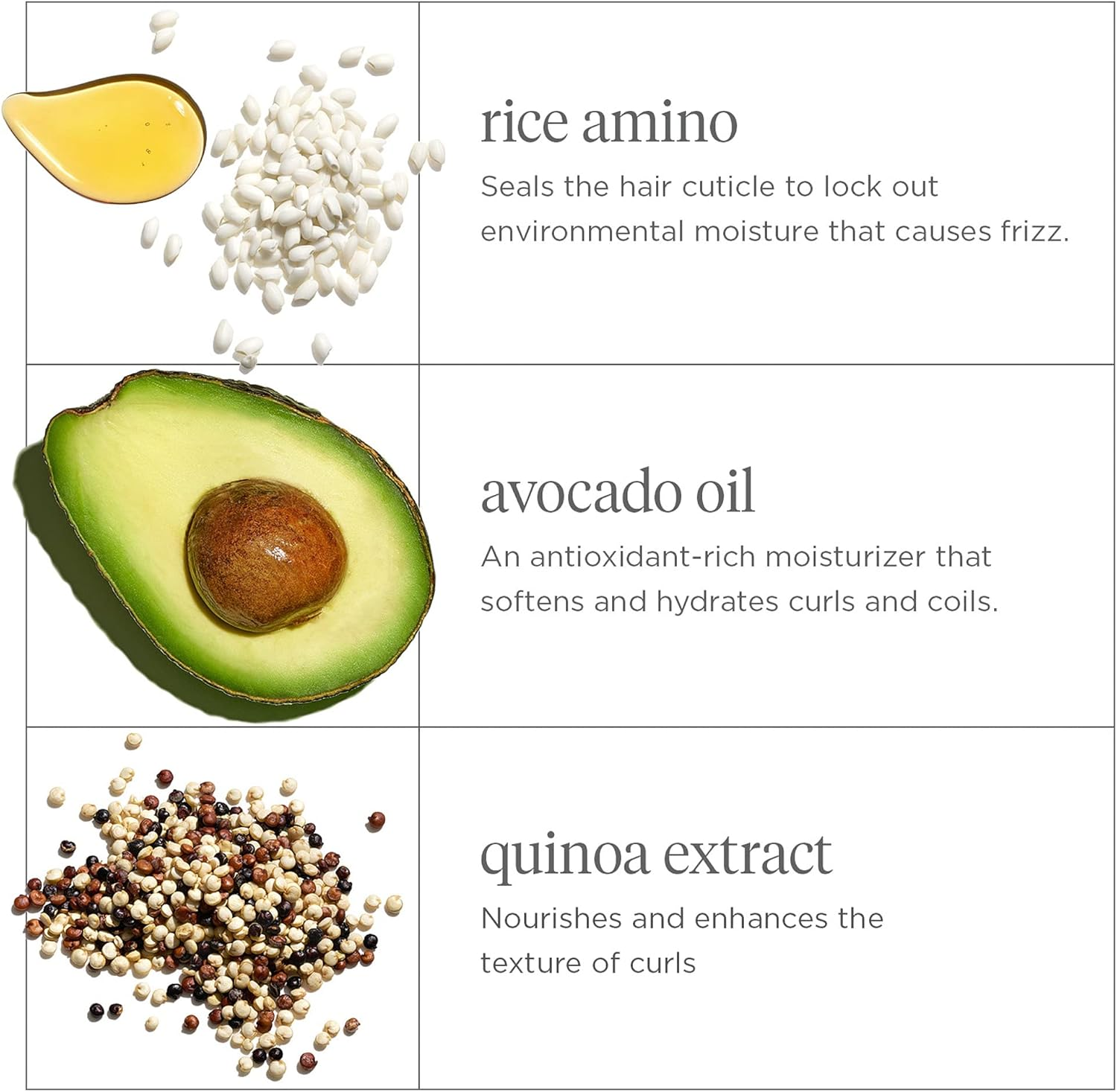 Briogeo Curl Charisma Rice Amino + Avocado Leave-In Defining Cr&egrave;me, anti Frizz Hair Styling Moisturizer, Leave in Cream for Wavy, Curly, Coily Hair, Boosts Hydration, Vegan, Cruelty-Free image number 1