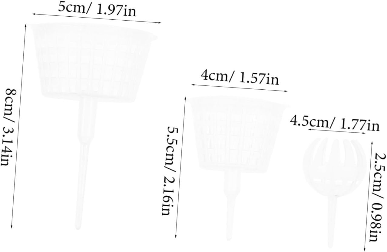 Kisangel 15Pcs Plastic Bonsai Fertilizer Baskets for Planting Fertilizers Gardening Accessories for Bonsai Tree Care image number 5