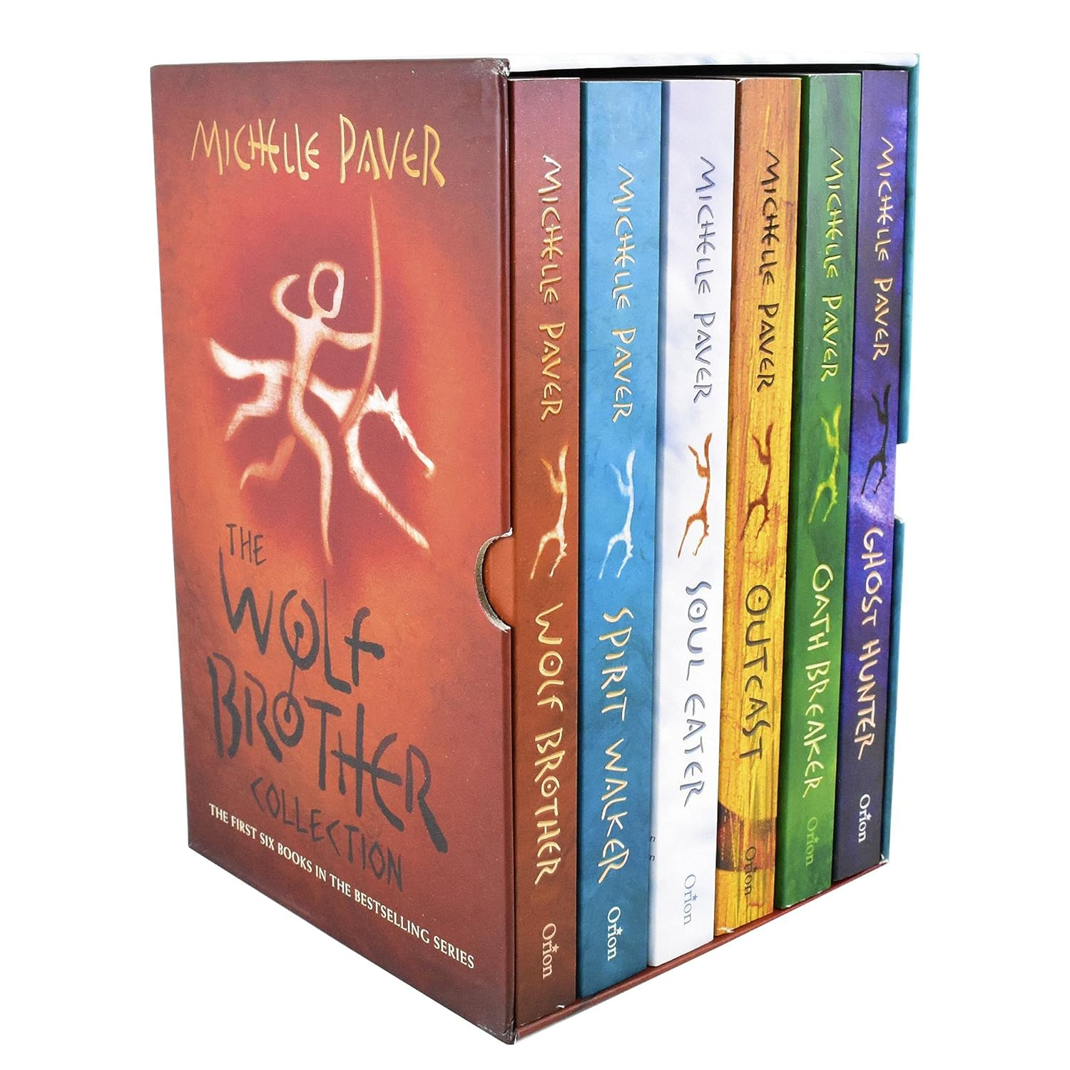 Chronicles of Ancient Darkness the Wolf Brother Collection 6 Books Box Set by Michelle Paver (Wolf Brother, Spirit Walker, Soul Eater, Outcast, Oath Breaker & Ghost Hunter) image number 1