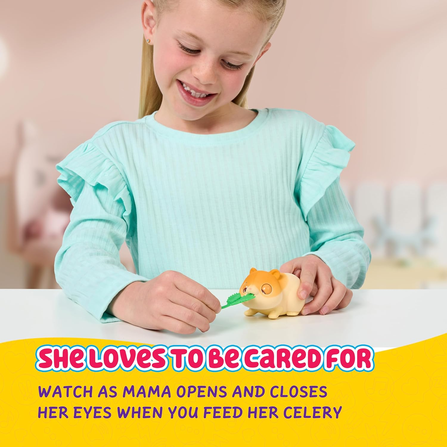 Little Live Pets Mama Surprise Minis Hamster, Care for Your Mama Hamster in Their Hutch to Reveal 2, 3, or 4 Mini Babies image number 2