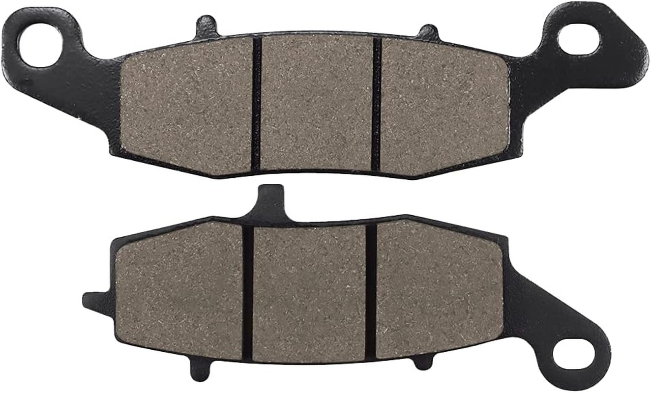 SOLLON Brake Pads Front and Rear Raplacement for Kawasaki Vulcan 1500 Vn1500/Vulcan 1600 VN1600 Classic/Vulcan 1600 VN1600 Nomad/Vulcan 1700 Vn1700/Vulcan 900 Vn900/Versys 650 KLE 650 image number 2