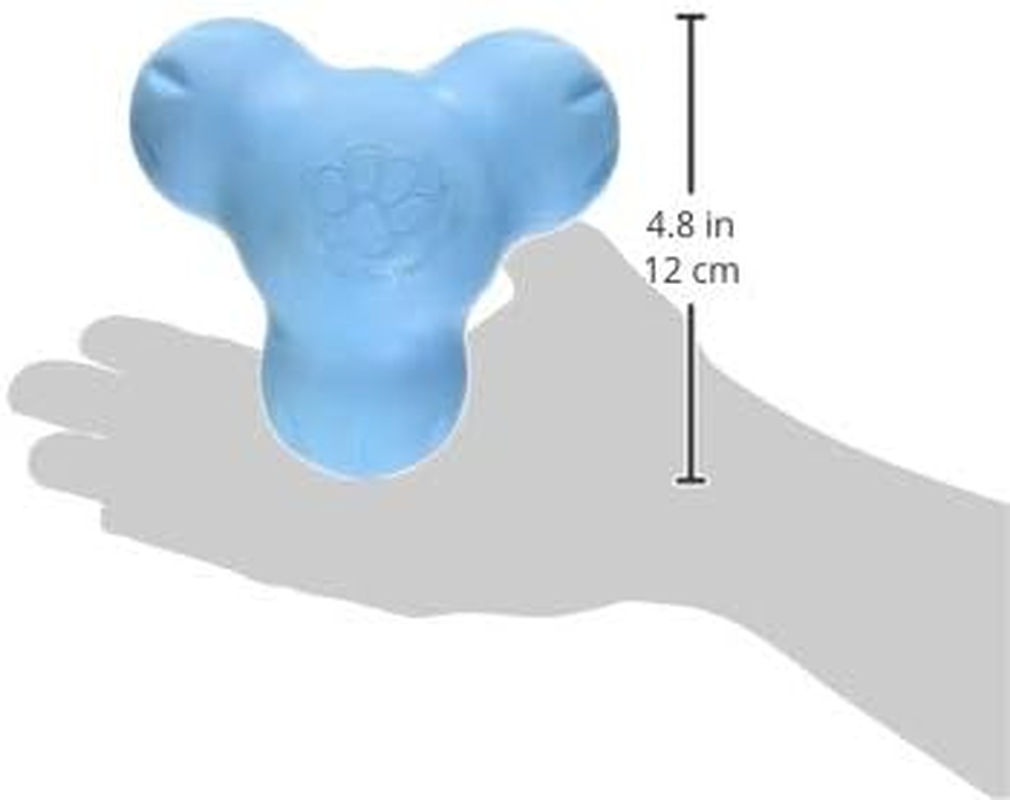 West Paw Zogoflex Tux Interactive Treat Dispensing Dog Chew Toy for Aggressive Chewers, 100% Guaranteed Tough, It Floats!, Made in USA, Large, Aqua - Aqua Blue image number 5