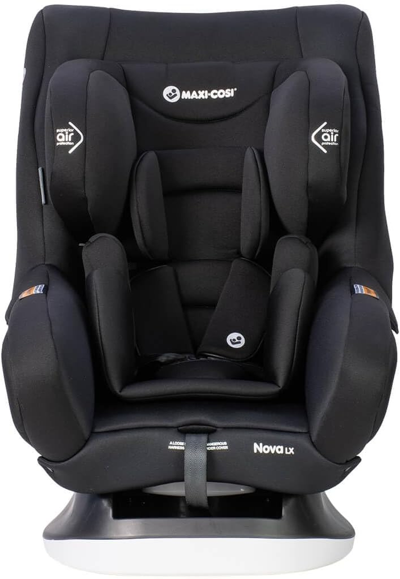 Maxi-Cosi Nova LX Convertible Car Seat -Onyx- Newborn to 4 Years, Extended Rearward Facing to 30 Months, Air Protect Technology, Wicking Fabric, ISOFIX Compatible, Plush Newborn Insert image number 4