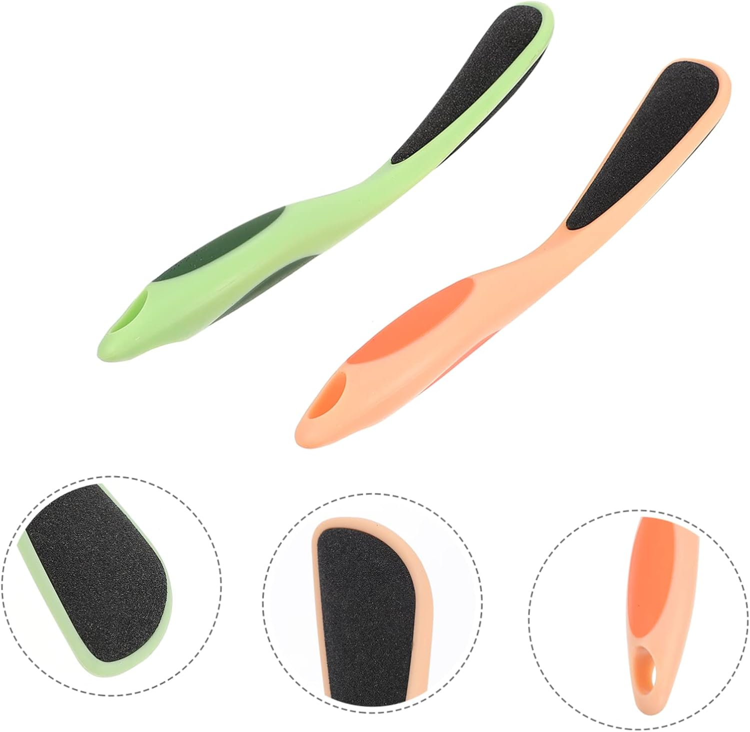 SAFIGLE 2Pcs Professional Pedicure Foot Care Tools for Heels Skin Athlete Foot Treatment Nail Dead Skin Remover Pumice Grinder image number 1