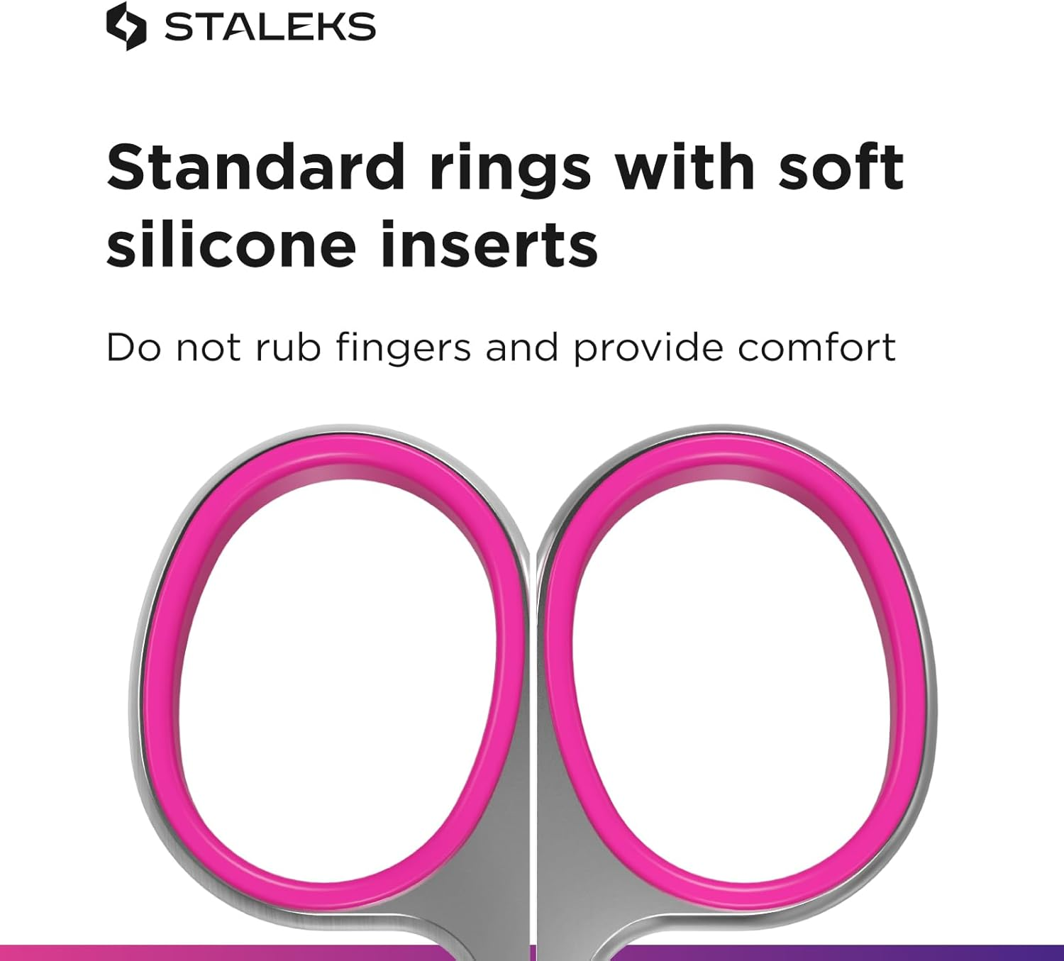 STALEKS PRO Smart 41 Type 3 Professional Cuticle Scissors with Hook - Pack of 1 - Model SS-41/3 (SS-41/3) image number 1