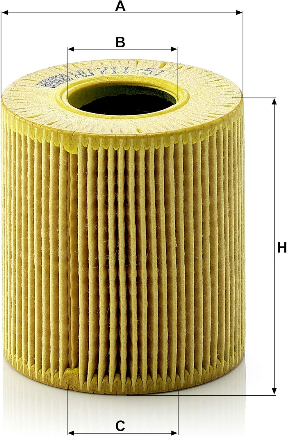 MANN-FILTER Original Oil Filter HU 711/51 X &ndash; Oil Filter Set with Gasket/Gasket Set&ndash; for Passenger Cars