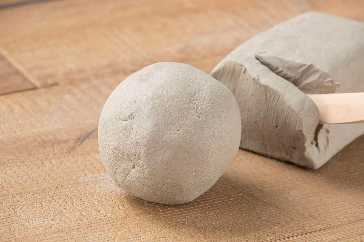 Pott'D&trade; Extra Pack of Premium Air-Dry Clay (1Kg) - Pottery for Beginners, Air Dry Modelling Clay, Adult Pottery Kit image number 1