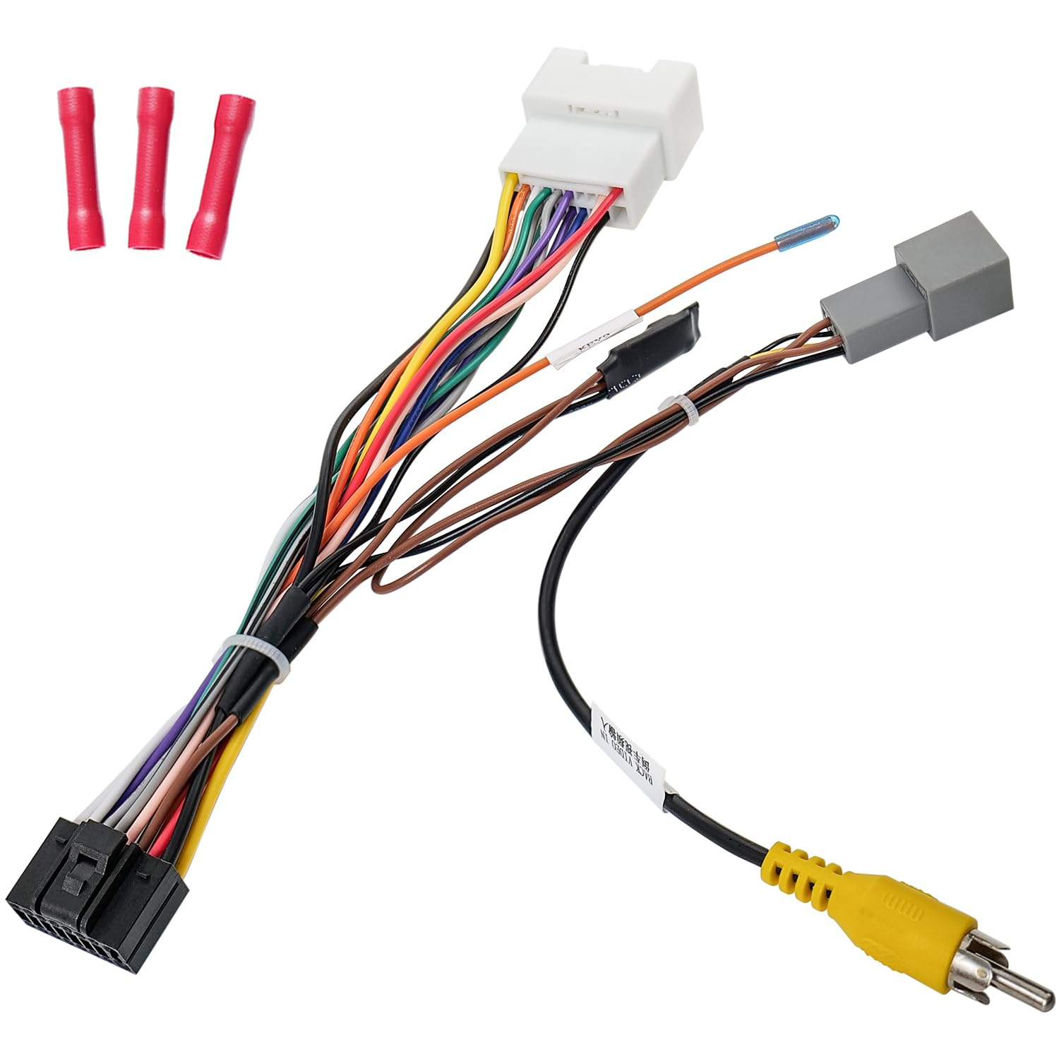 20Pin Radio Wire Harness for Mitsubishi Stereo Wiring Adapter Kit,Android Radio Wiring Harness with RCA Connector Compatible with Mitsubishi Lancer Outlander Pajero Mirage Triton image number 1