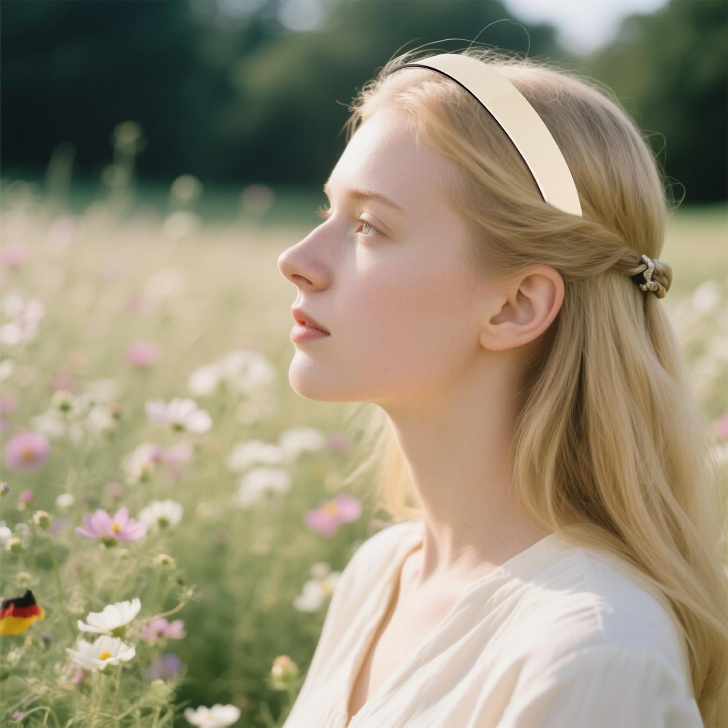 Bumlofa Pack of 2 Acetate Headbands for Women, Simple and Elegant Headband image number 1