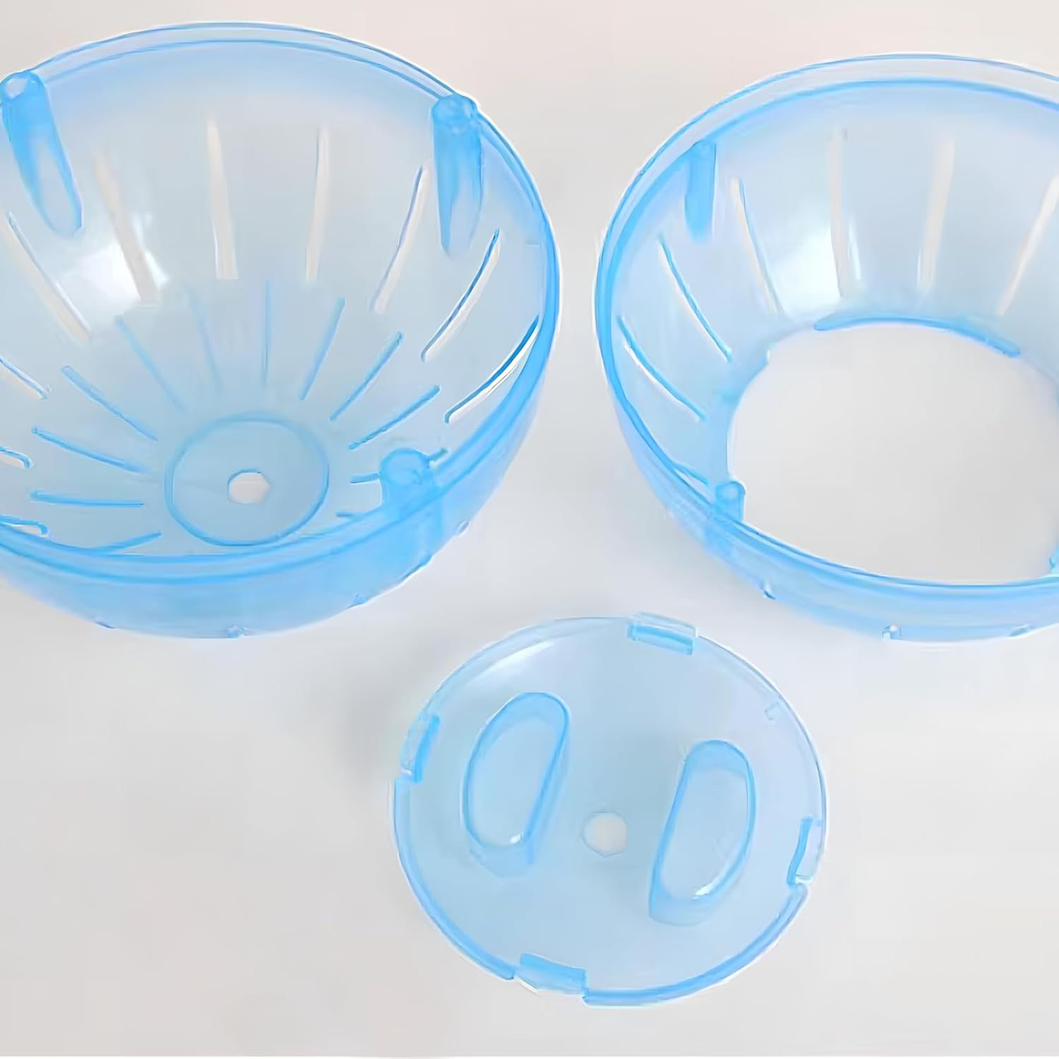 Hamster Wheel, 10 Cm, 12 Cm Diameter, Small Transparent Plastic, Running Ball for Hamsters, Hamster Running Ball, Gymnastics Ball, Hamster for Small Animals, Mice (12 Cm) image number 2