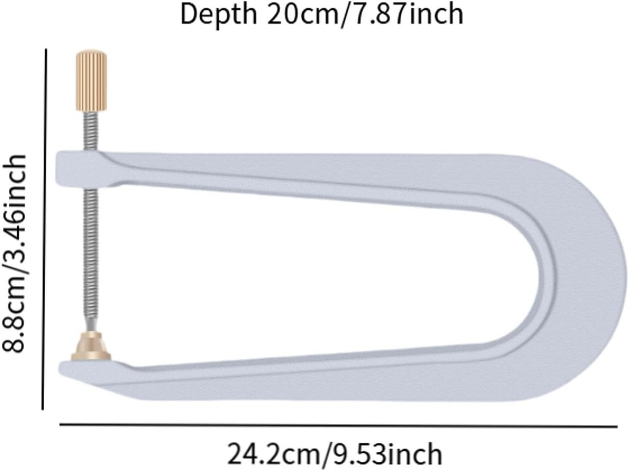 Rockible Instrument Beam Clamp Tool for DIY Luthier Projects, 200Mm image number 6