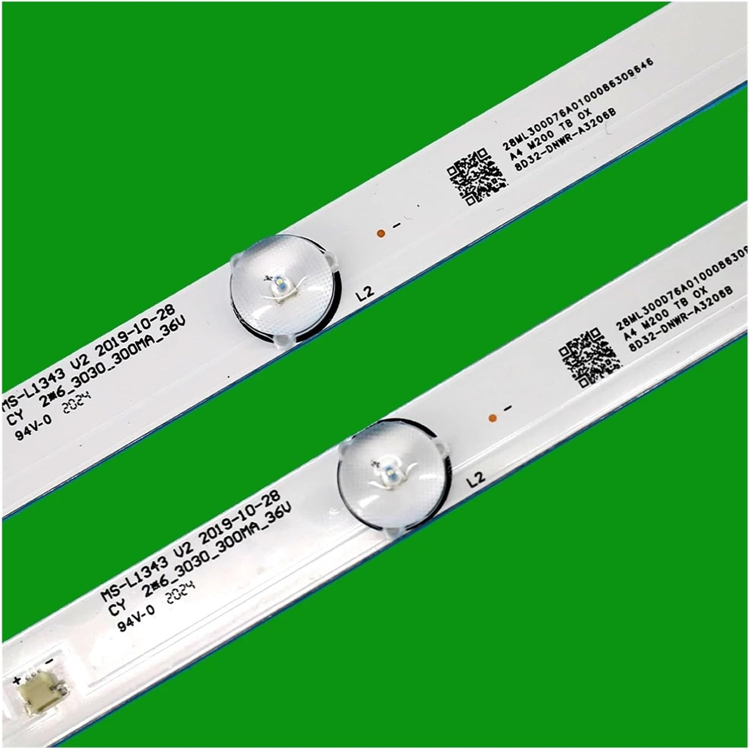 2 PCS 6LED LED Backlight Strip for 32Inch JL.D32061330-081AS-M FZD-03 E348124 MS-L1343 L2202 L1074 V2 2-6-3030-300MA-36V image number 2
