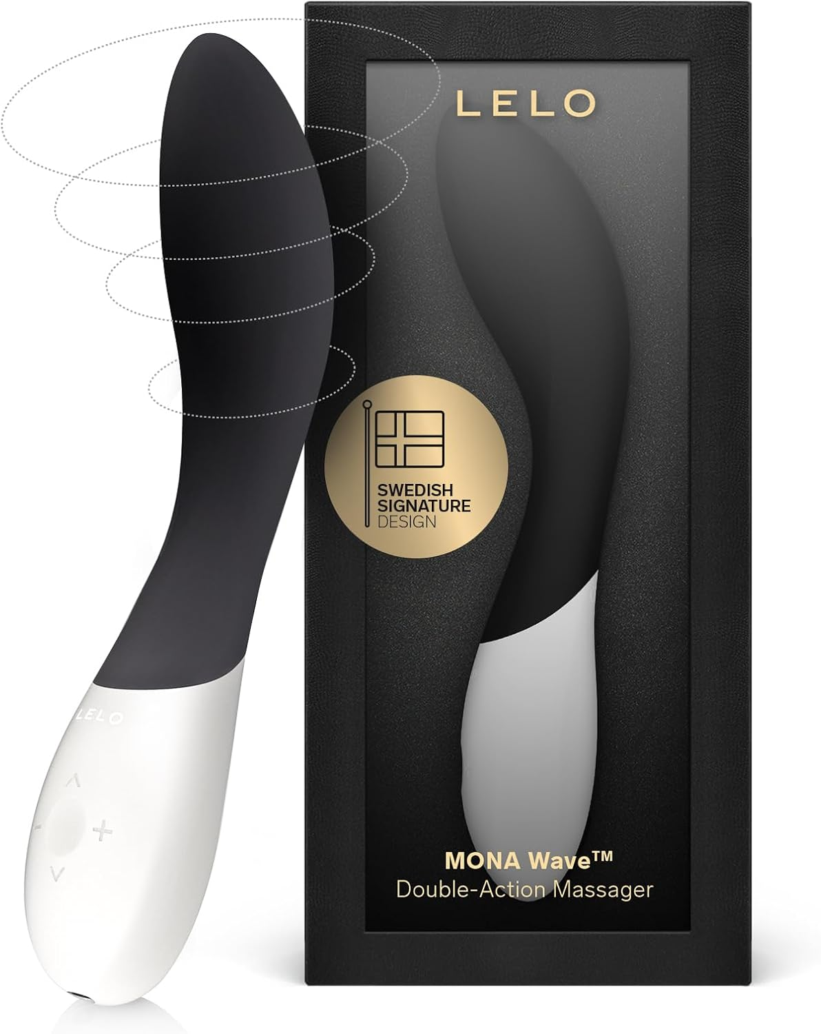 LELO MONA Wave Personal Massager for Women, G Spot Vibrator with Wavemotion Technology, Sex Toy for Women with 12 Vibration Patterns, G Spot Dildo, Female Sex Toy, Adult Toys for Women, Blue