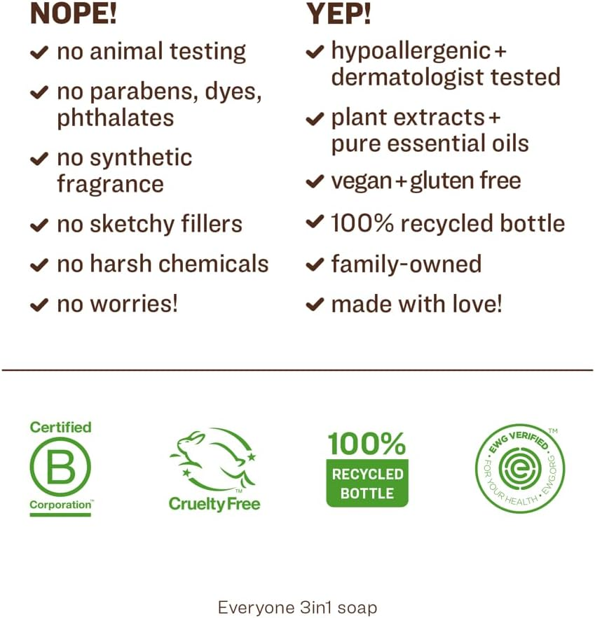 Everyone Pacific Eucalyptus 3In1 Soap, 32 FZ