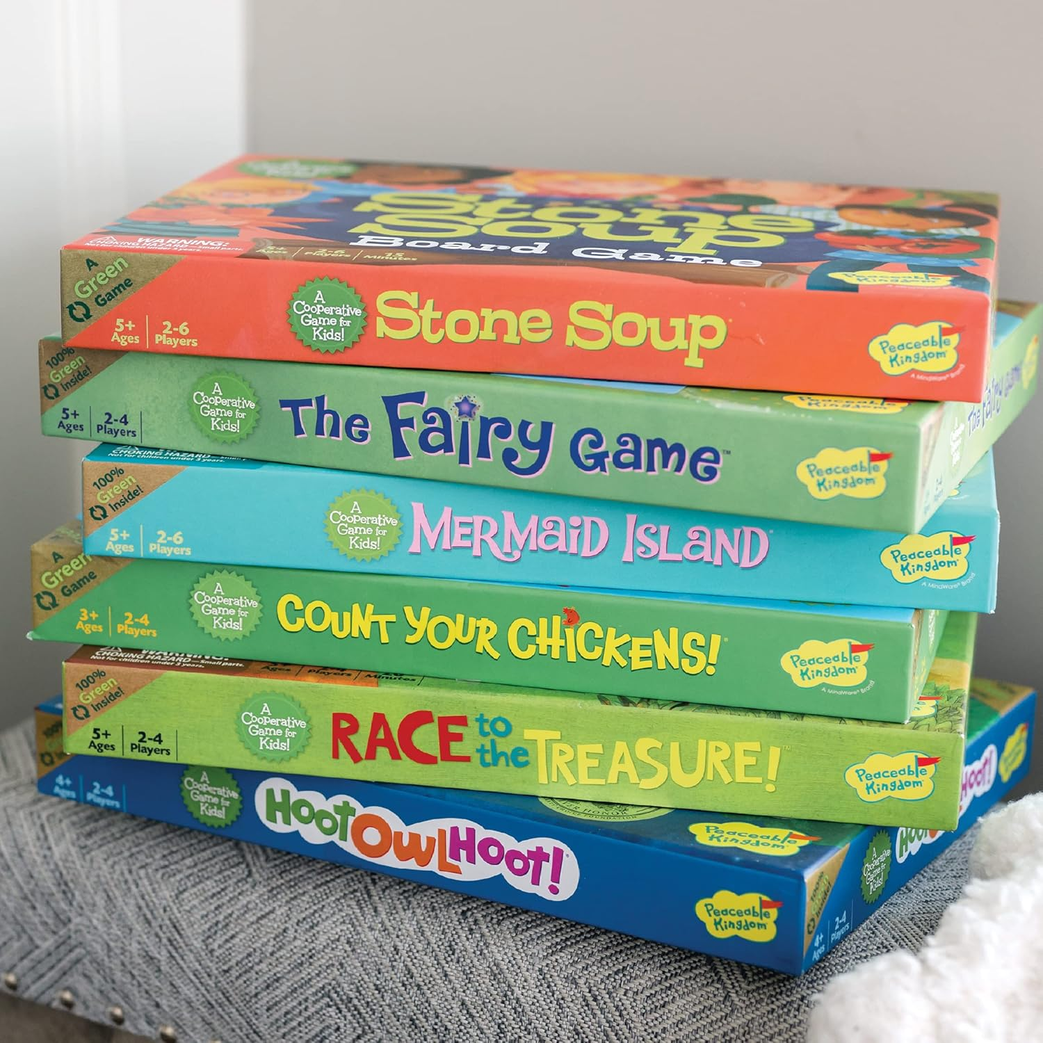 Peaceable Kingdom | Snug as a Bug in a Rug Cooperative Game for Little Kids image number 1