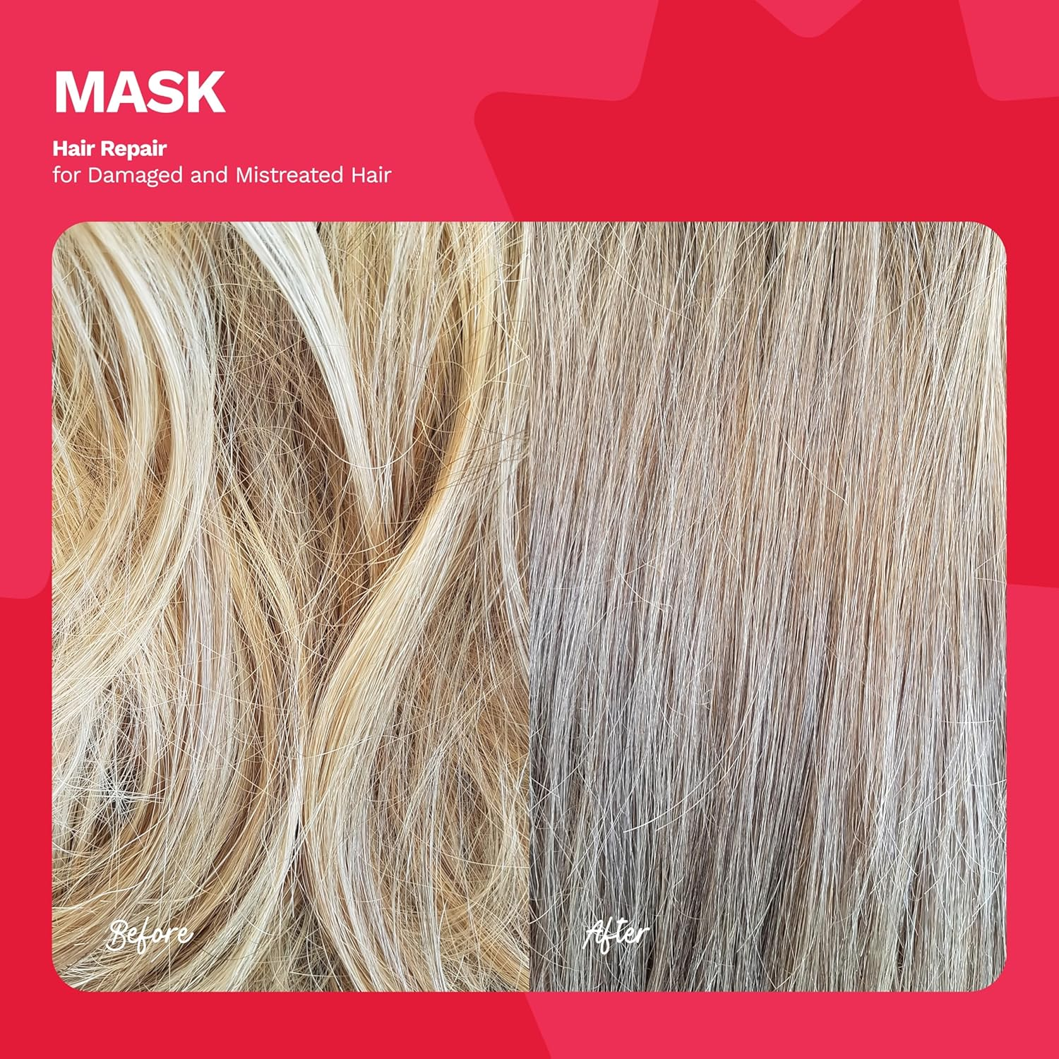 Ginger Milk Natural Care Intensive Repair Hair Mask for Dry/Damaged Hair Due to Coloring, Chemical Processes, Hot Styling Tools and Dryers | BE BOLD image number 3