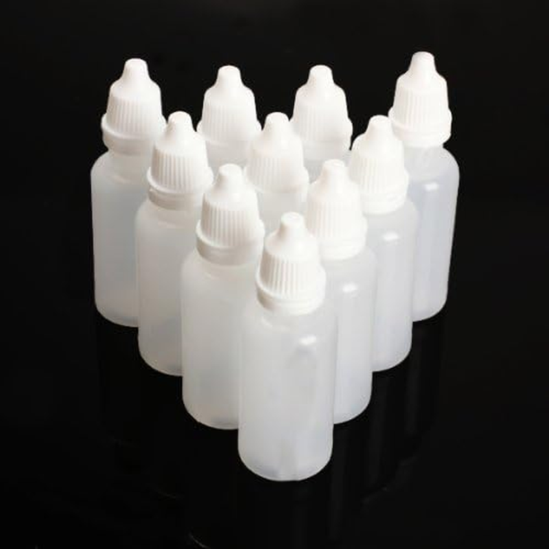Ericotry 50 Pcs 20Ml Empty Plastic Squeezable Dropper Bottles Dropping Bottles Eye Liquid Eye Liquid Dropper Vials Plug Can Removable the Lip Can Be Screwed on Size 20Ml image number 1