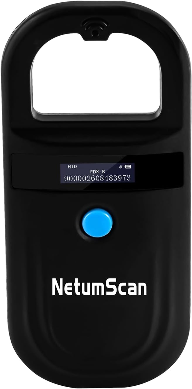 Netumscan Upgraded Pet Microchip Reader Scanner, 256 Data Storage Animal Tag Scanner Rechargeable Handheld Pet Chip ID Scanner with Stable OLED Display for ISO 11784/11785,FDX-B and ID64 RFID EMID image number 3