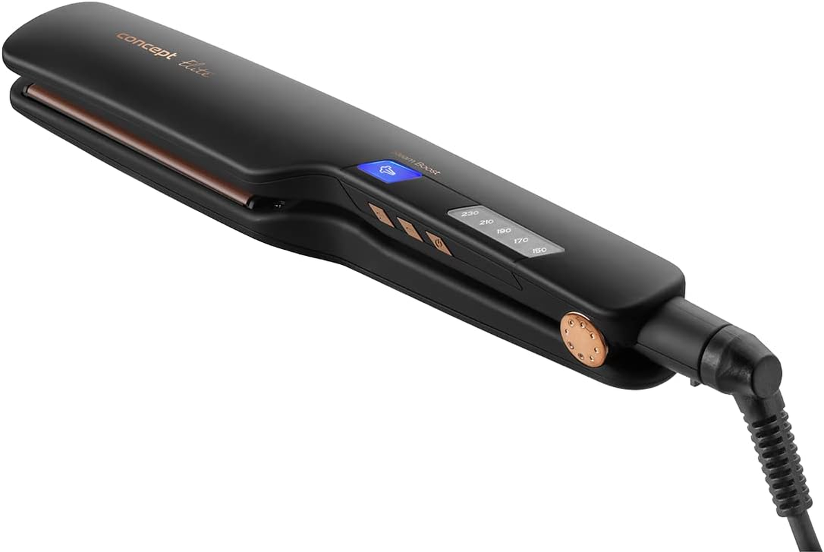 Concept VZ6010 Hair Styling Tool Straightening Iron Steam Black Bronze 54 W 2.5 M image number 4