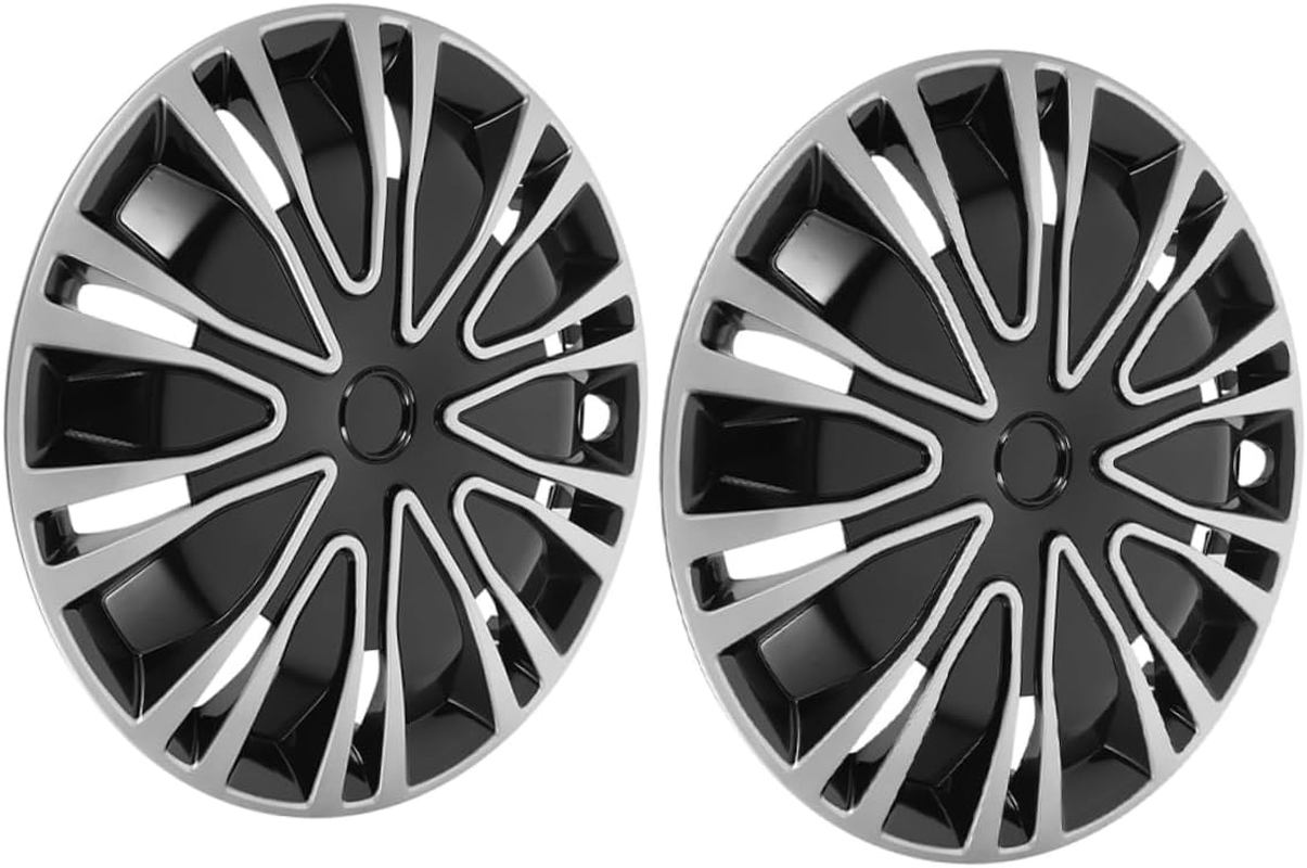 Zerodeko 2Pcs Car Wheel Covers Wheel Rim Covers for Automotive Accessories Decorative Hubcaps Fit Cars Trucks