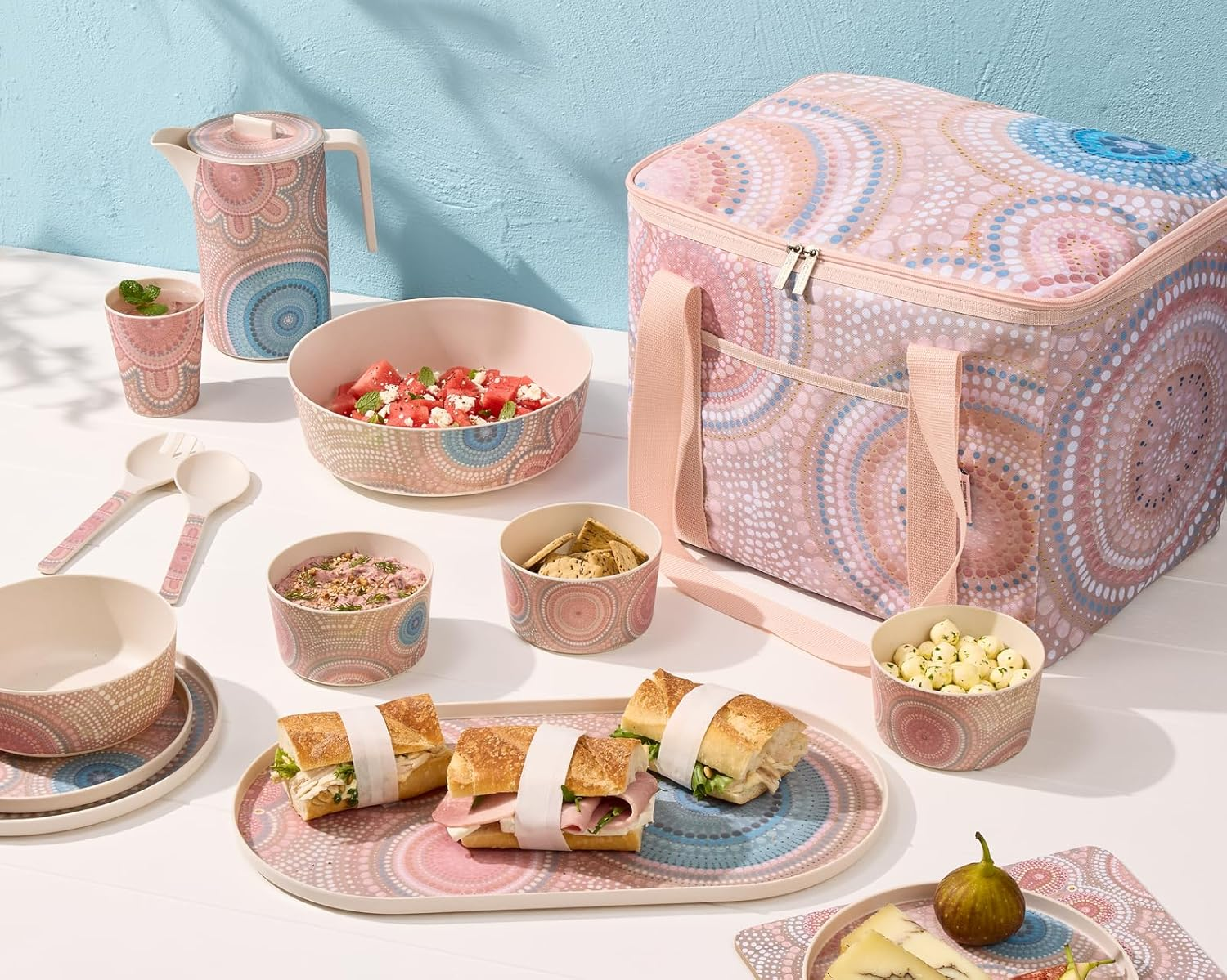 Maxwell & Williams Lou Martin Uplift Melamine Plate 25.5X2 Set of 4 image number 4