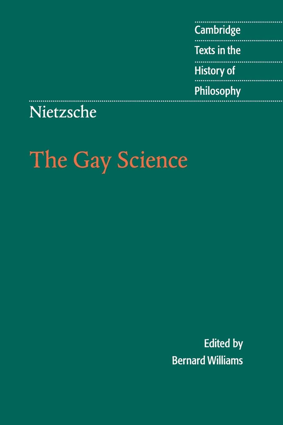 Nietzsche: the Gay Science: with a Prelude in German Rhymes and an Appendix of Songs image number 1