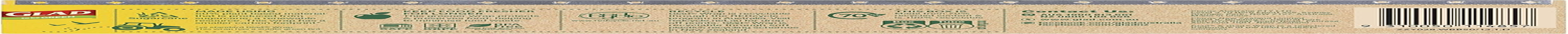 Glad to Be Green 50% Plant Based Cling Wrap, 50 Metre Clear Food Wrap, 50M X 30Cm, 1 Count image number 6