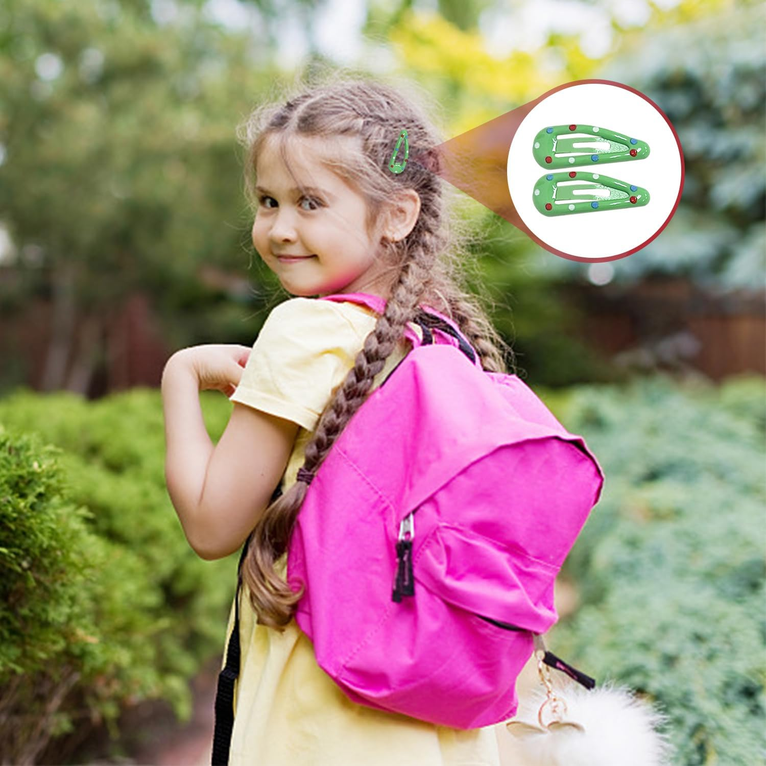 40 Broken Hair Pins, Various Types of Coloured Hair Pins, Practical and Versatile Hair Accessory Accessories, Suitable for Fixing Bangs and Broken Hair on the Sides image number 3