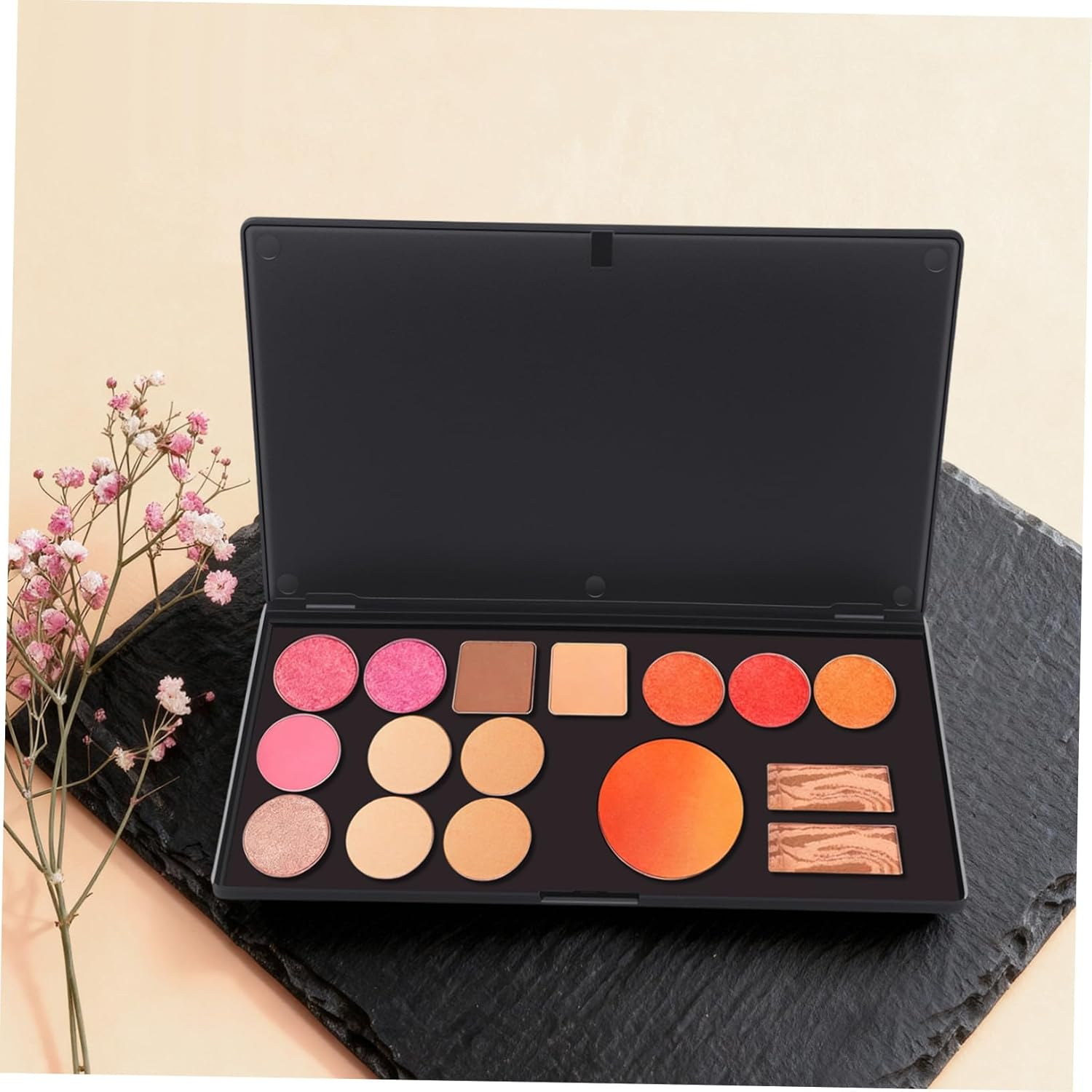 OKUMEYR DIY Large Empty Magnetic Eyeshadow Organizer Tray Cosmetic Storage Palette for Travel and Custom Makeup Sub Plate image number 4