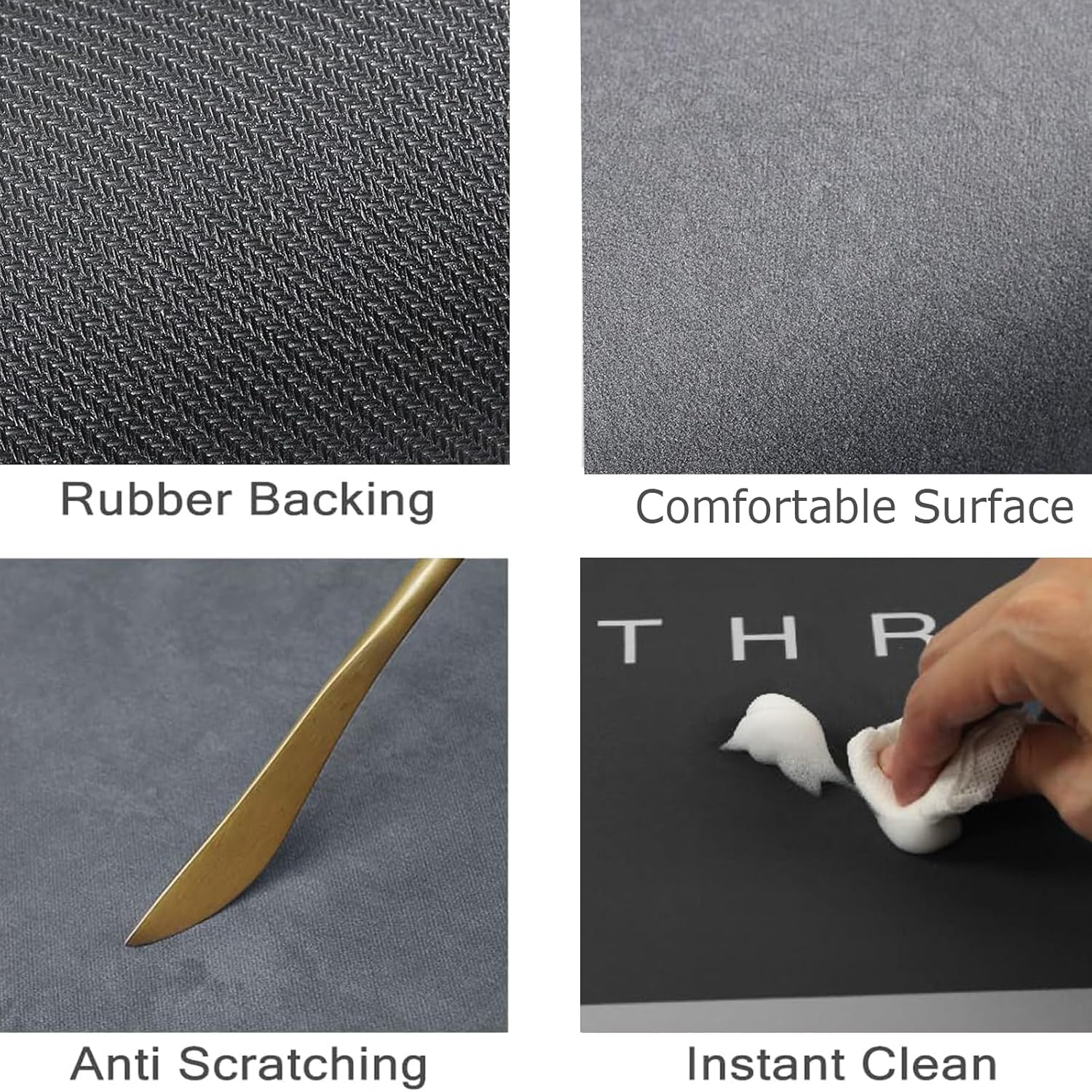 Bathroom Rugs,Absorbent Bath Mat,Quick Dry Thickened Diatom Rubber Bath Mats,Non Slip Bottom Easy Clean Bathroom Mat for Bathroom,In Front of Bathtub,Shower Room,Sink(80 X 50 Cm) image number 3