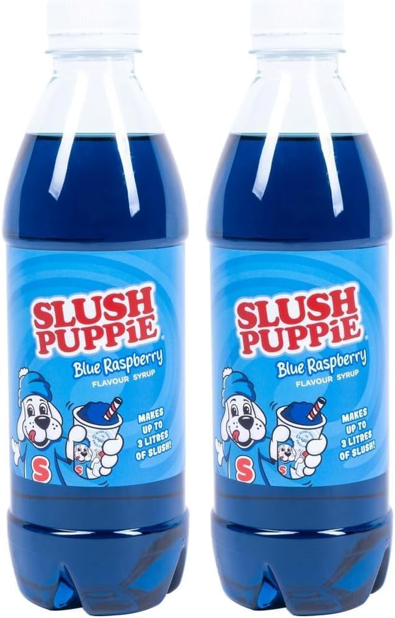 Slush Puppie Blue Raspberry Syrup 500Ml - Classic Sweet & Tangy Flavour for Frozen Slushies image number 1