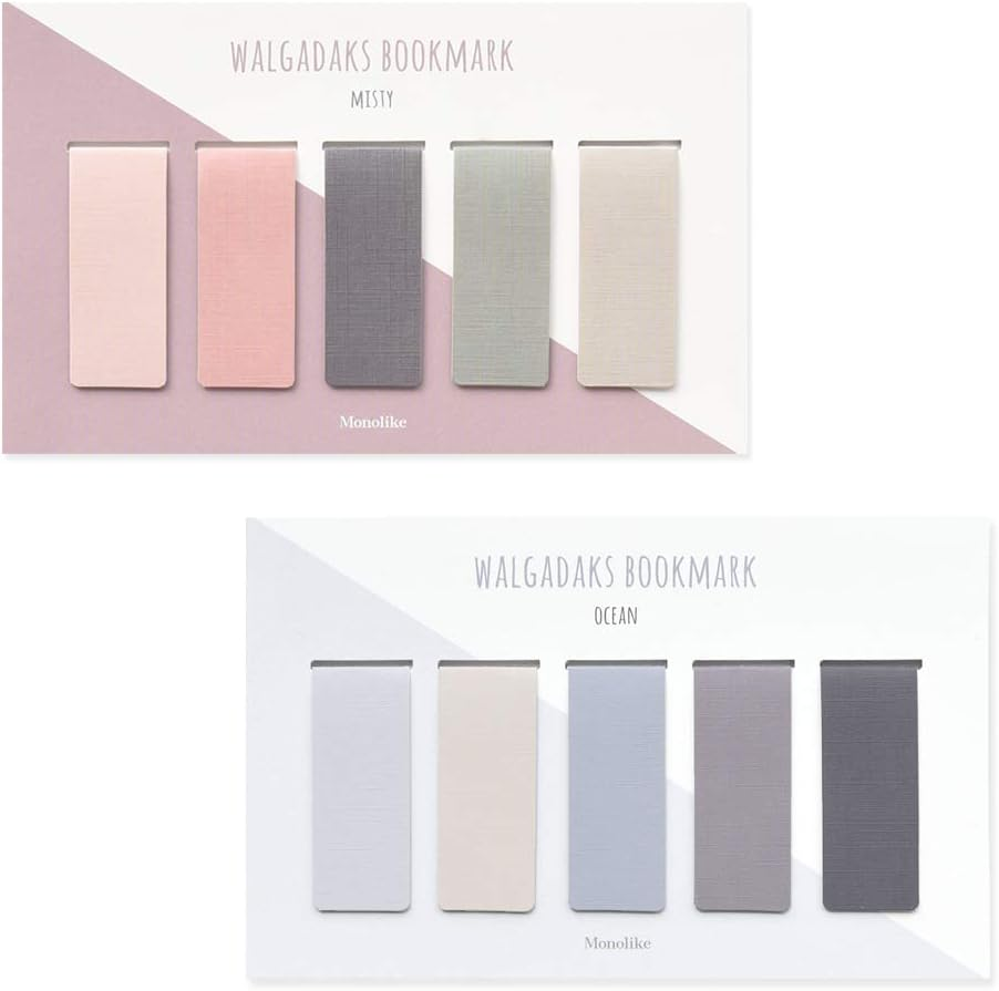 Monolike Magnetic Bookmarks Pastel + Ocean, 10 Pieces - Emerald image number 6