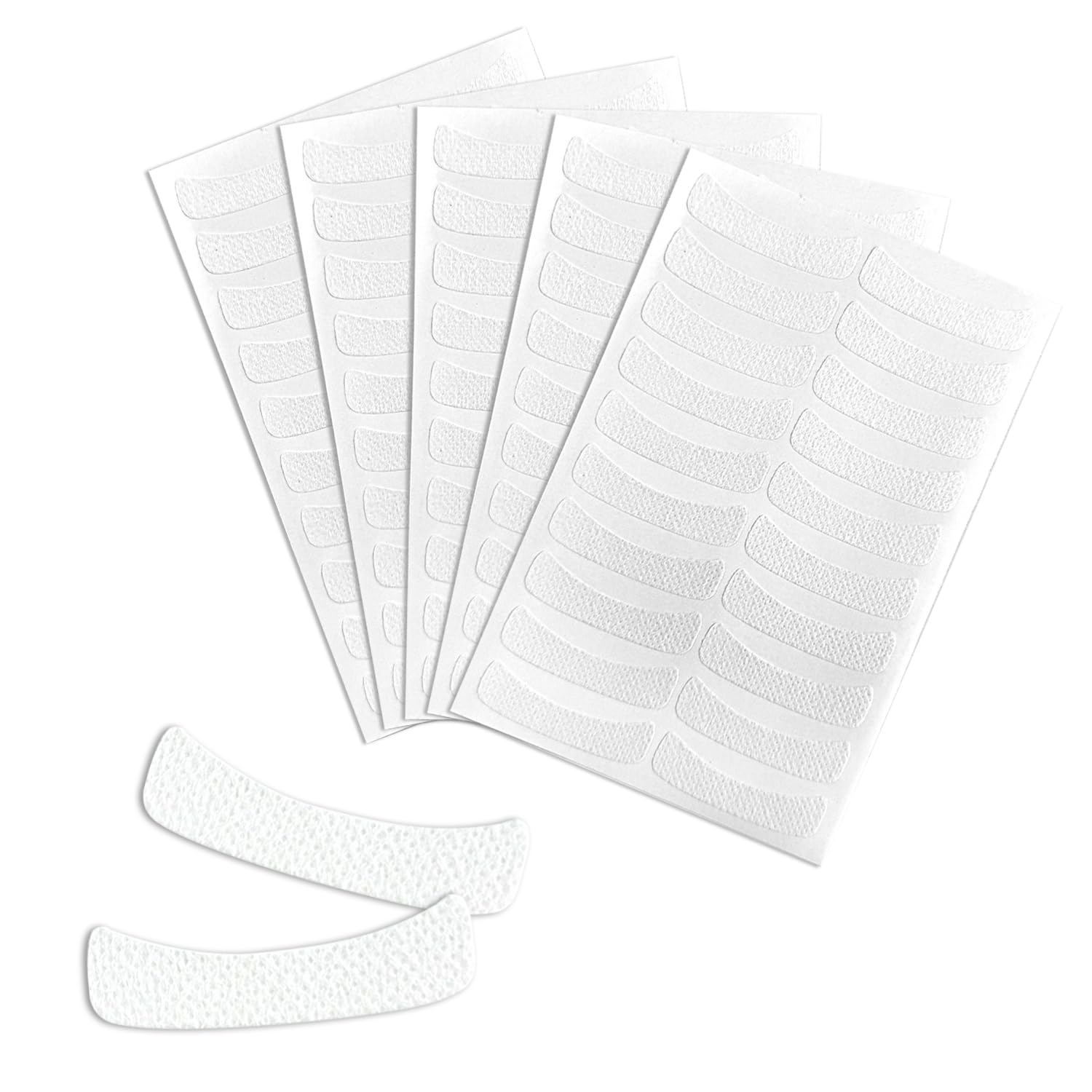 EKIND Eyelash Extension Pads, Non Woven Adhesive Eye Stickers Grafting Isolation Tape Breathable Eye Patch Makeup Stencils(100Pcs,White) image number 3