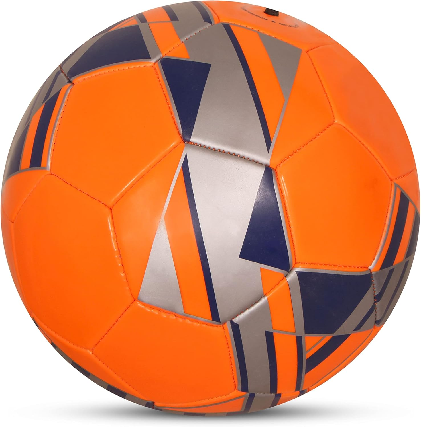 Nivia Blade Size 3 Football - Orange/Pvc Outer | Machine Stitched | Durable Training Ball | Ideal for Matches | Soccer Gear image number 1