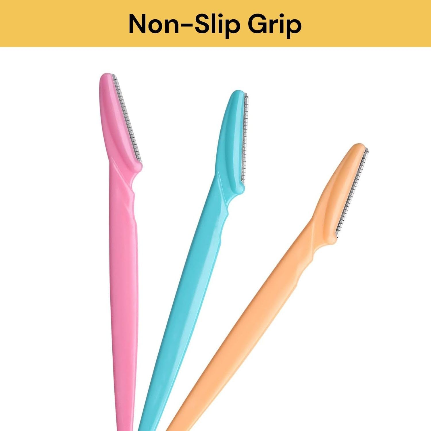 EZONEDEAL Eyebrow Razors Shaper Facial Hair Remover Face Shaver Face Razor Trimmer Safety Facial Razor Exfoliating Tool,Multipurpose Exfoliating Dermaplaning Tool Eyebrow Razor for Women Men image number 2