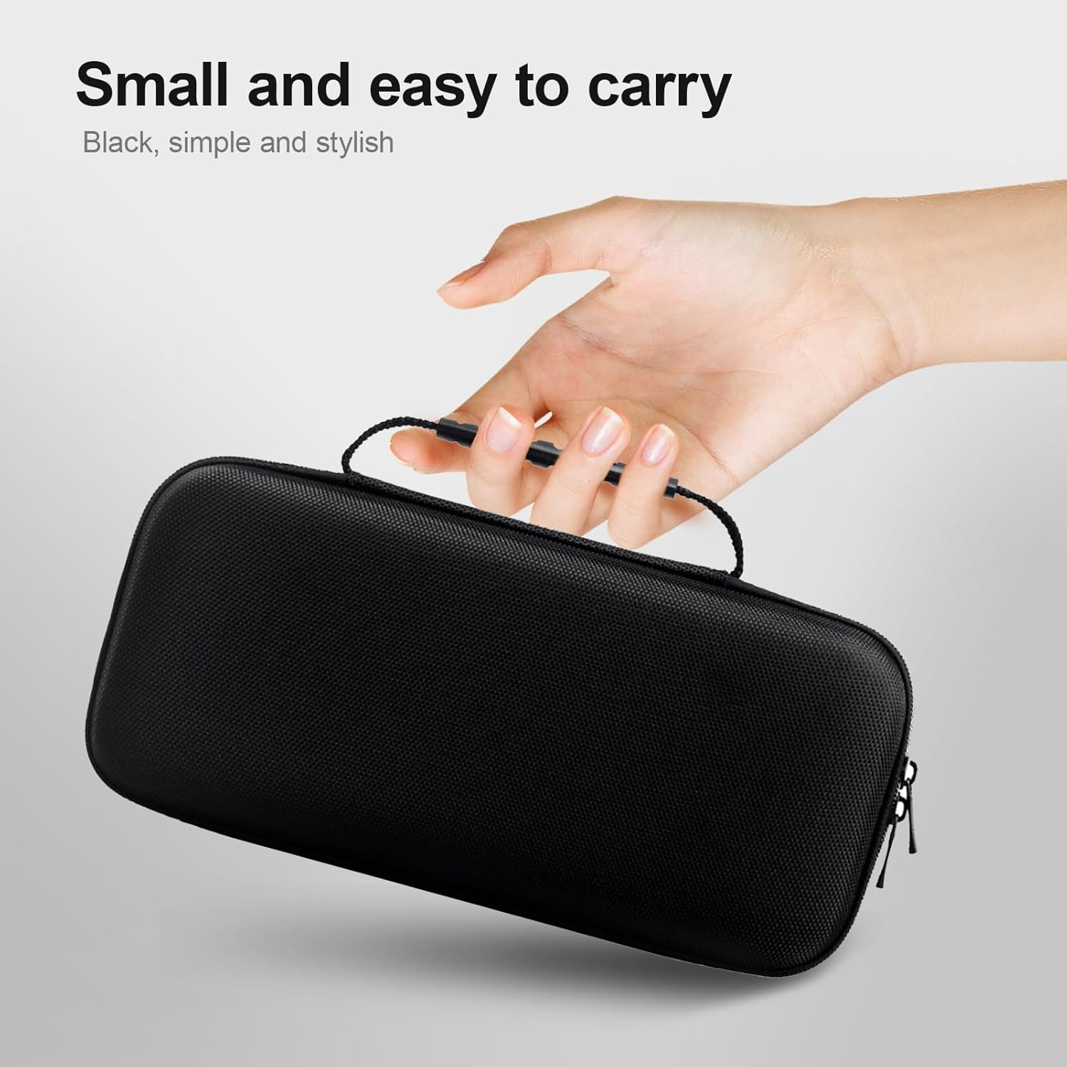 LEZOOY Switch 2 2025 Hard Shell Portable Protective Case Large Capacity Accessory Bag Switch 2 Travel Protective Case with 10 Game Card Slots and Console and Accessory Storage Bag Black