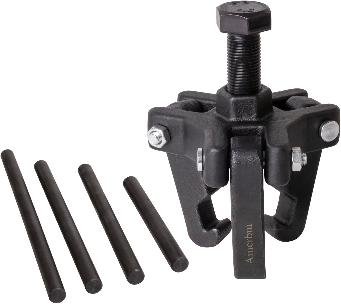 Harmonic Balancer Puller Set, Adjustable 3-Jaw Puller Set for Removing Dampers & Balancers Compatible with Chrysler, GM, Mitsubishi Vehicles image number 3