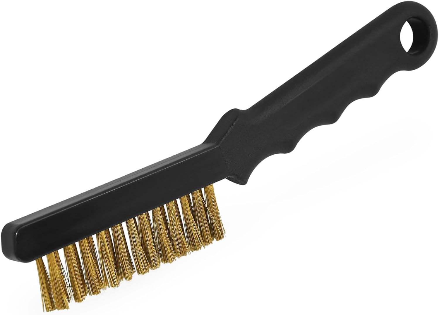 FIRSTINFO Brake Caliper Brass Wire Brush, Clean Brake Calipers, Shims, and Brake Hardware Maintenance, Slim Design, Fits Anywhere image number 2