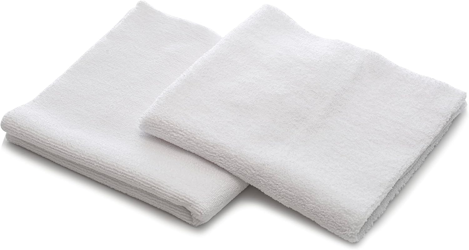 Glass Polish (40X40Cm) Pack of 2 Premium Dual-Sided Microfiber Towel - Ultra Soft for Polishing and Extra Absorbent for Cleaning - GP15112 image number 3