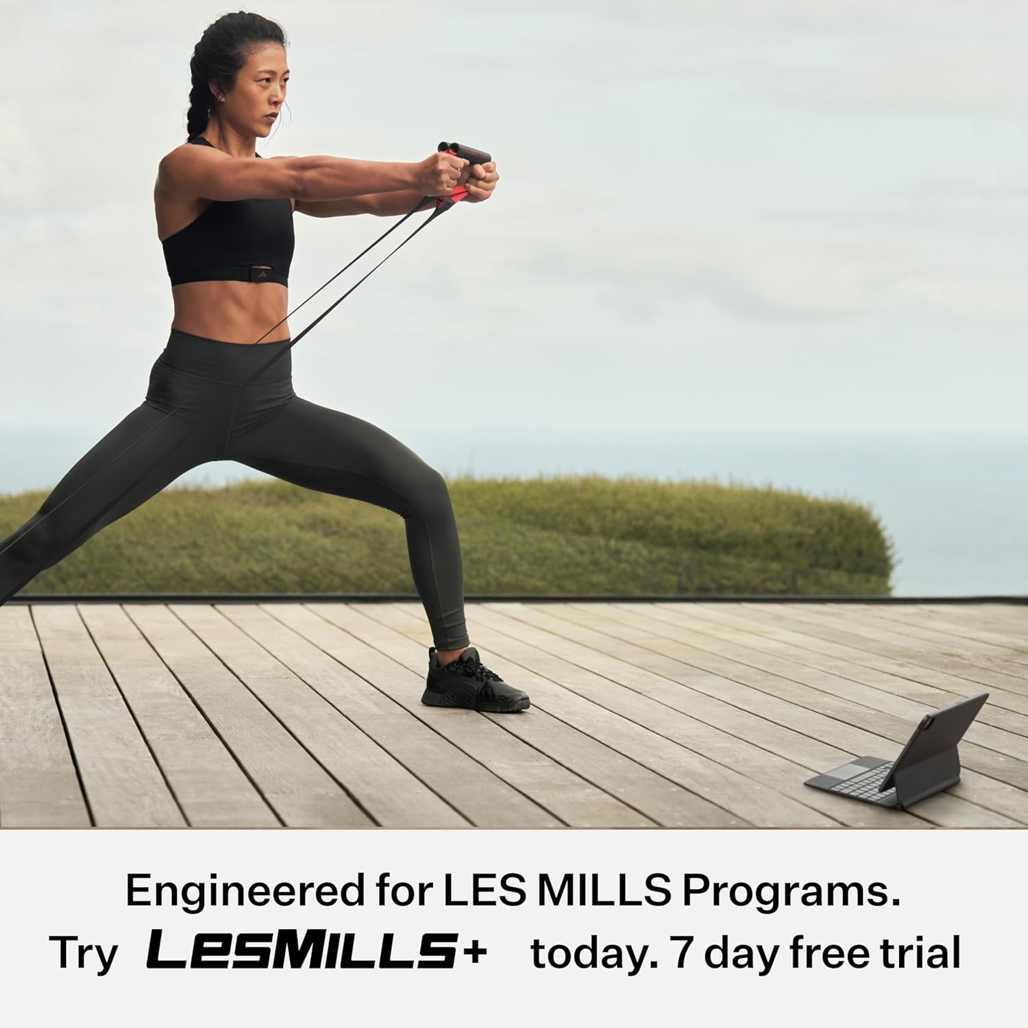 Les Mills&trade; Resistance Band for Any Workouts with Pull up Bands, Booty Bands and Pilates Flexbands image number 1