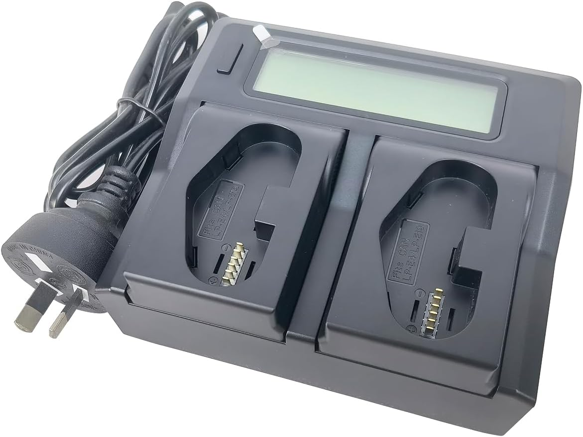 Quick Lcd-Screen Battery Charger for Canon LP-E4 LP-E4N LP-E19 as LC-E19 LC-E4 EOS 1D C EOS 1D X EOS 1D 1Ds Mark IV III Camera image number 6