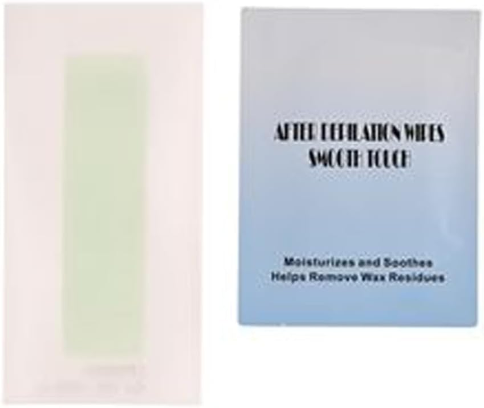 Nuage Double Sided Wax 10-Strips with Aloe 5-Pieces, Assorted Size (Pack of 2) image number 2