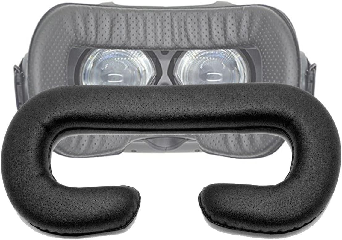 T&B HTC VIVE Sponge Mat Breathable PU Face Foam Replacement for HTC VIVE Headset PU Leather with Holes Eye Mask Black - 12Mm image number 2