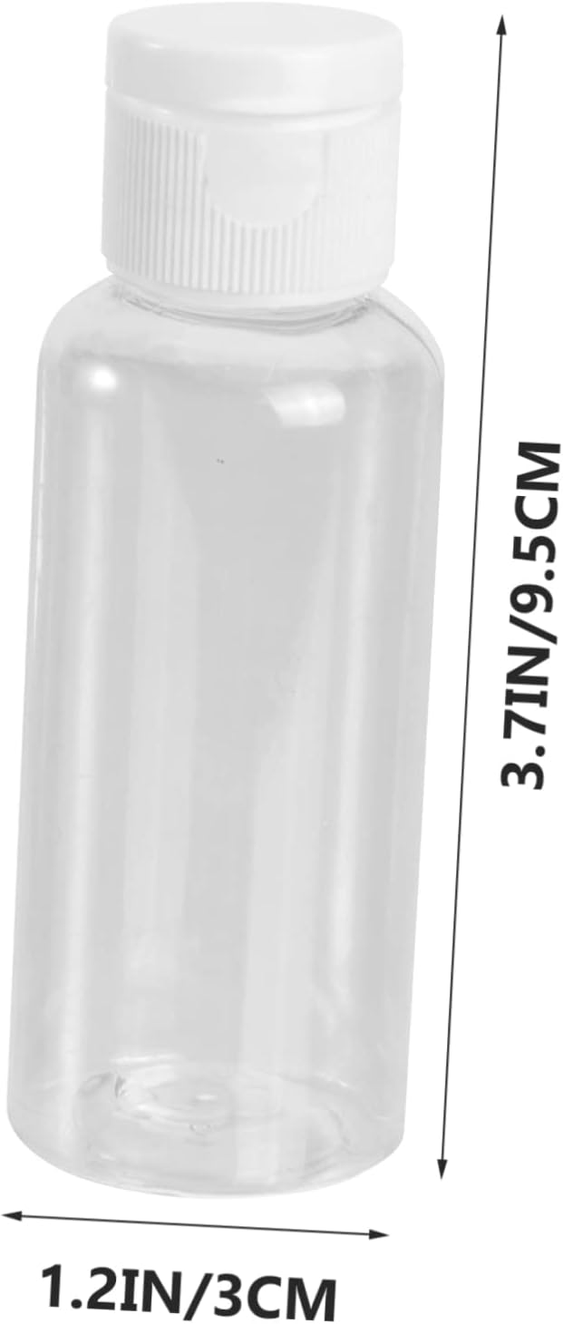 Minkissy 10-Pack 50Ml Travel Empty Plastic Bottles with Lid Leakproof Sample Containers for Cosmetics Travel Accessories for Personal Care Random Color image number 5