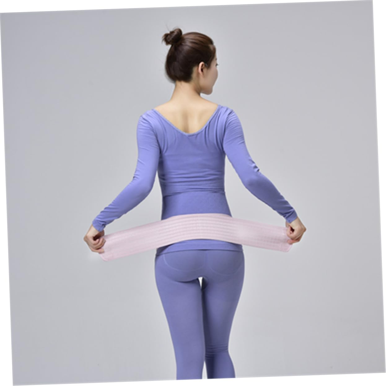 Pregnant Women Breathable Abdominal Belt Dual Purpose Postpartum Pelvic Support Band for Abdomen Back Brace image number 3